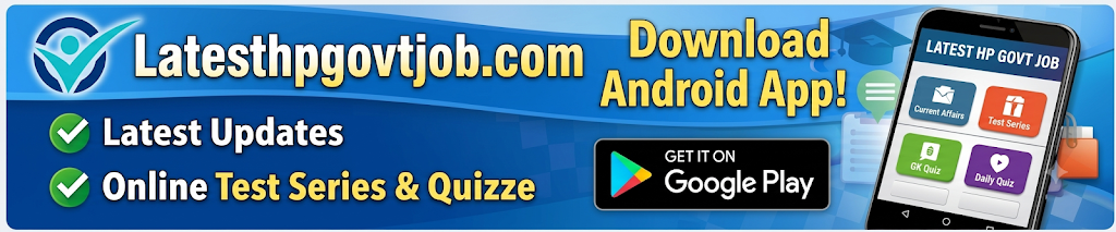 LatestHpGovtJob.com Download Android App on Google Play - Latest Updates & Online Test Series